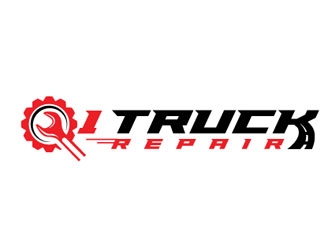 Q1 Truck Repair logo design by logoguy