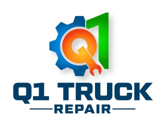 Q1 Truck Repair logo design by AYATA