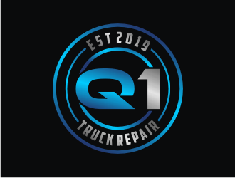 Q1 Truck Repair logo design by bricton
