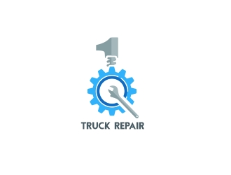 Q1 Truck Repair logo design by AlphaTheta