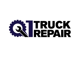 Q1 Truck Repair logo design by moomoo