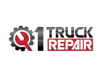Q1 Truck Repair logo design by adwebicon