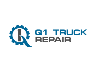 Q1 Truck Repair logo design by Hidayat