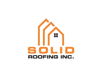 Solid Roofing Inc. logo design by wongndeso