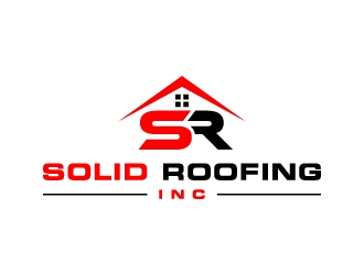 Solid Roofing Inc. logo design by BrainStorming