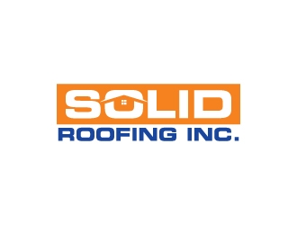 Solid Roofing Inc. logo design by wongndeso