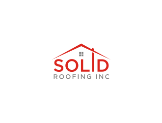 Solid Roofing Inc. logo design by Barkah