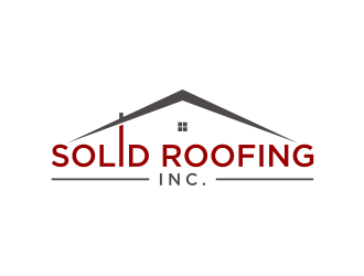 Solid Roofing Inc. logo design by asyqh