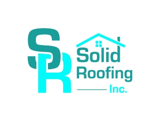 Solid Roofing Inc. logo design by Mirza