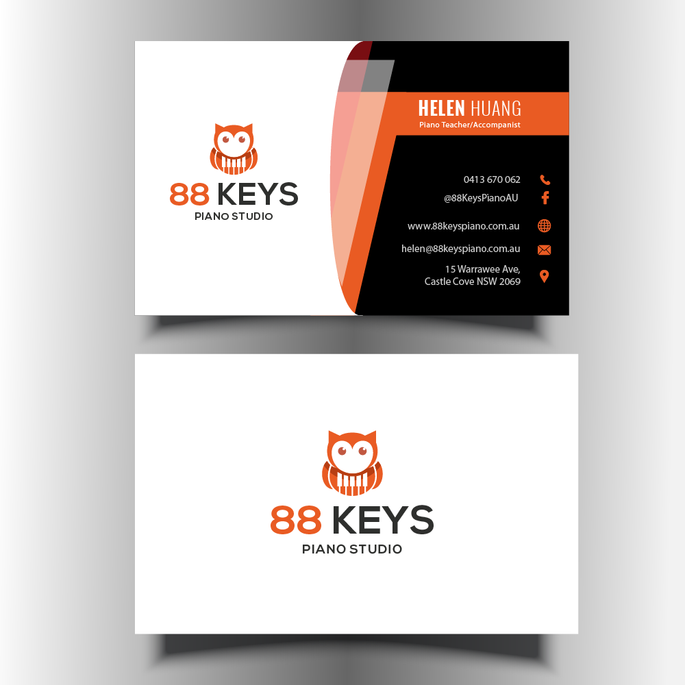 88 Keys Piano Studio logo design by AnuragYadav