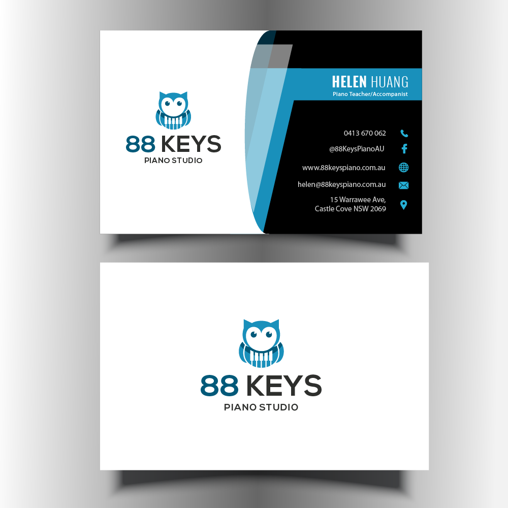 88 Keys Piano Studio logo design by AnuragYadav
