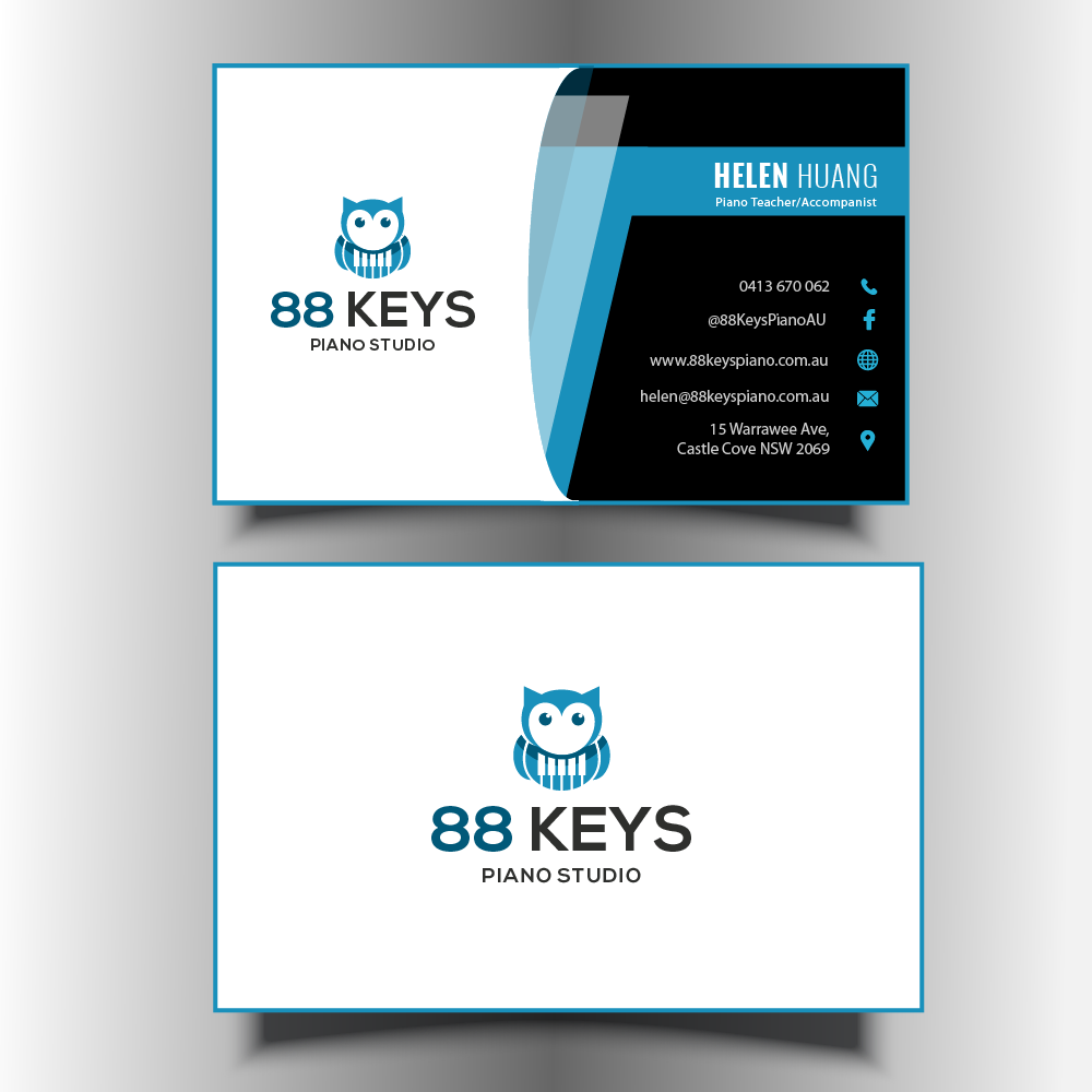 88 Keys Piano Studio logo design by AnuragYadav