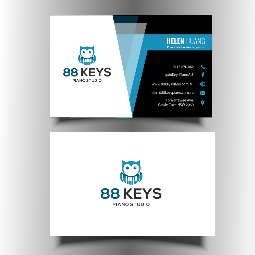 88 Keys Piano Studio logo design by AnuragYadav