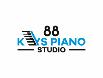 88 Keys Piano Studio logo design by goblin