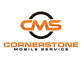 Cornerstone Mobile Service logo design by JudynGraff