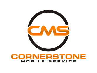 Cornerstone Mobile Service logo design by Dakon