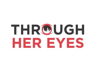 Through Her Eyes logo design by dibyo