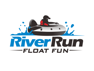 River Run Float Fun logo design by YONK