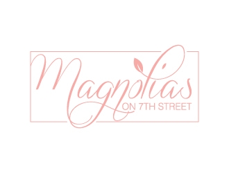 Magnolias on 7th Street or 7th Street Bridal or Ivy & Lace Bridal logo design by munna