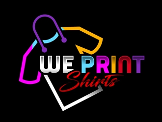We Print Shirts logo design by DreamLogoDesign