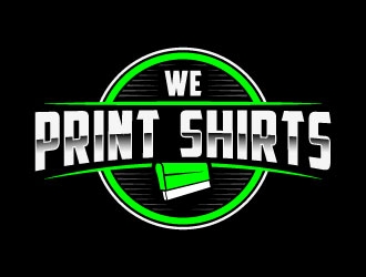 We Print Shirts logo design by daywalker