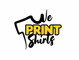 We Print Shirts logo design by serprimero