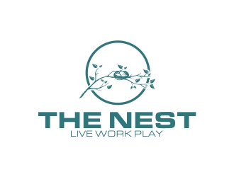 The Nest | Live Work Play logo design by mckris