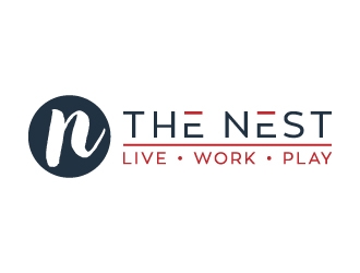 The Nest | Live Work Play logo design by akilis13