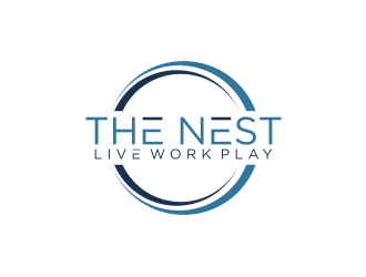 The Nest | Live Work Play logo design by blessings