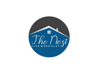 The Nest | Live Work Play logo design by bricton