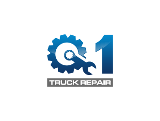 Q1 Truck Repair logo design by ammad