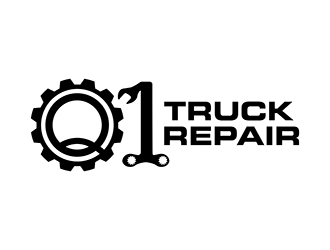 Q1 Truck Repair logo design by SteveQ