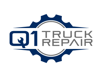 Q1 Truck Repair logo design by lestatic22