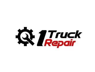 Q1 Truck Repair logo design by bougalla005