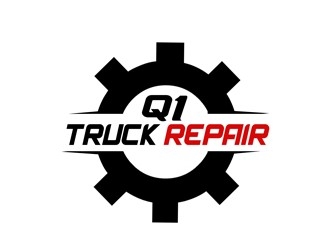 Q1 Truck Repair logo design by bougalla005