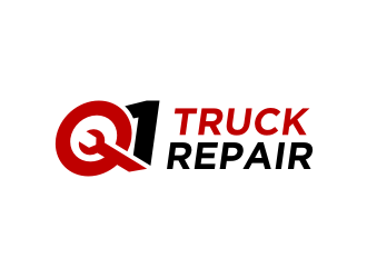 Q1 Truck Repair logo design by sodimejo