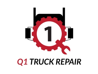 Q1 Truck Repair logo design by fritsB