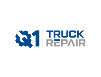 Q1 Truck Repair logo design by ingepro