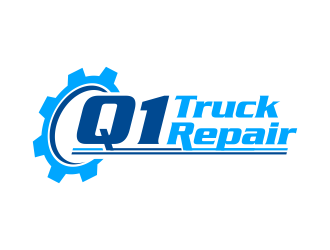 Q1 Truck Repair logo design by ingepro