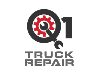Q1 Truck Repair logo design by IanGAB