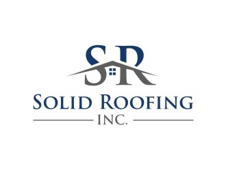 Solid Roofing Inc. logo design by dibyo
