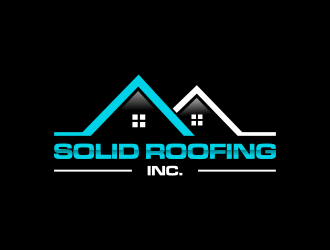Solid Roofing Inc. logo design by haidar