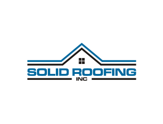 Solid Roofing Inc. logo design by rief