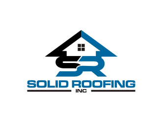 Solid Roofing Inc. logo design by rief