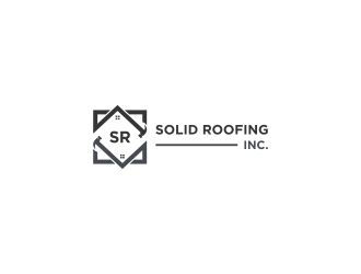 Solid Roofing Inc. logo design by N3V4