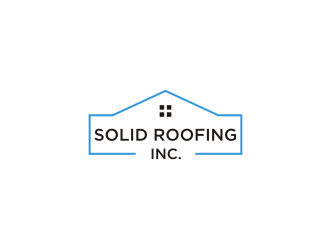 Solid Roofing Inc. logo design by R-art