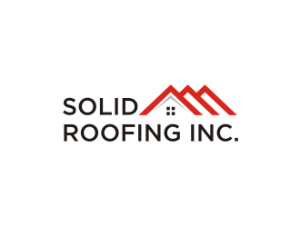 Solid Roofing Inc. logo design by R-art
