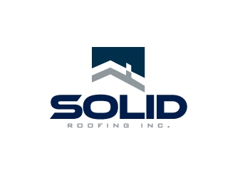 Solid Roofing Inc. logo design by Marianne