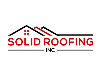 Solid Roofing Inc. logo design by cintoko
