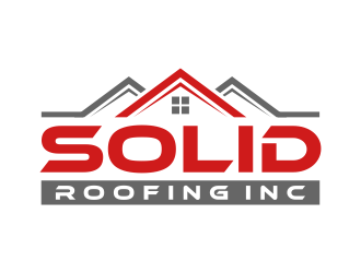 Solid Roofing Inc. logo design by cintoko